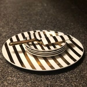 🥰NICOLE MILLER CAKE PLATER  AND APPETIZER SET😍